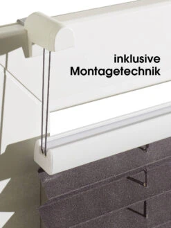 Plissee, Anthrazit -Heimtextildekoration 6790 28923 Lupe 2