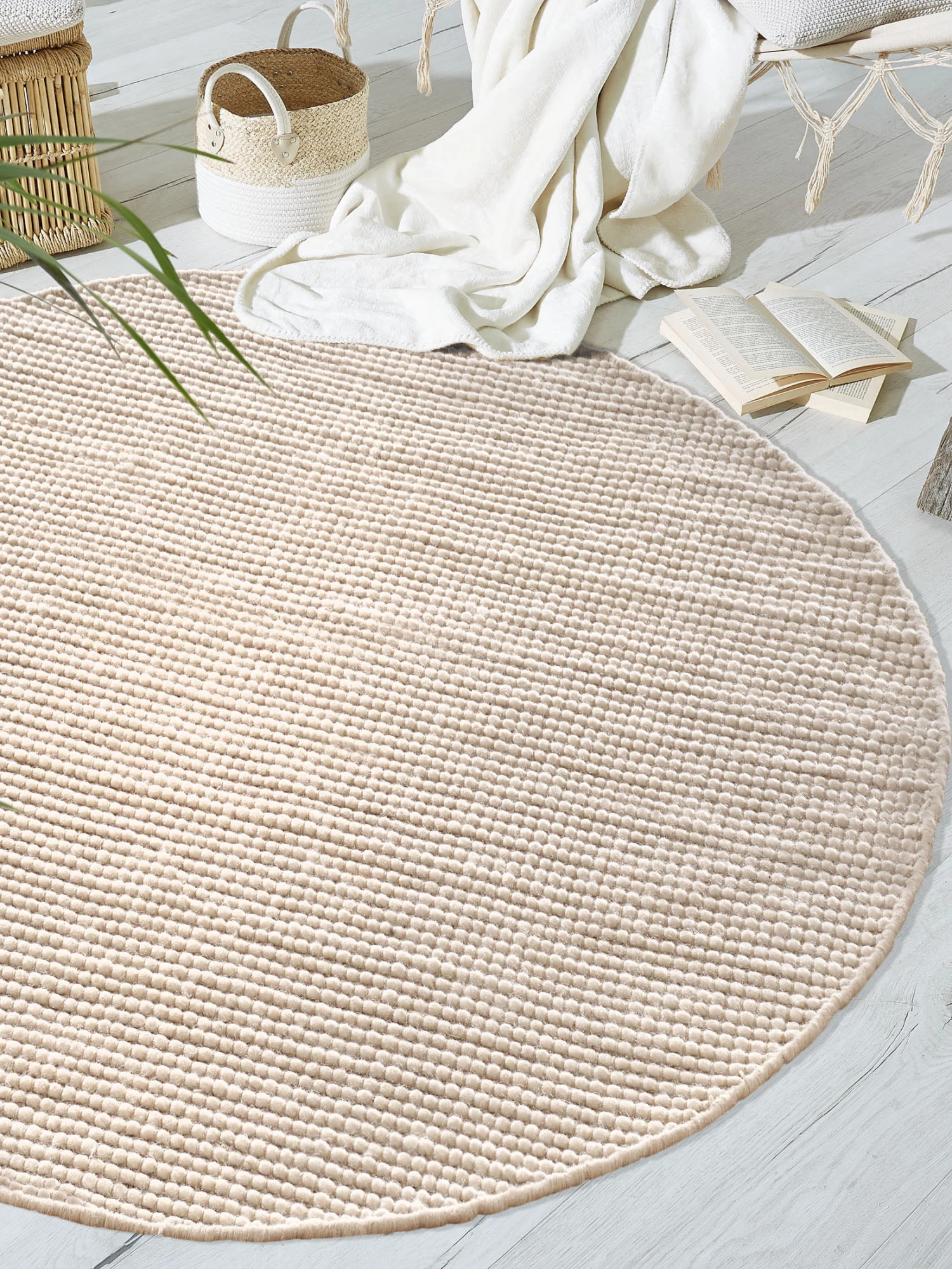 Woll-Teppich, Snow 3 Woll-Teppich, Snow