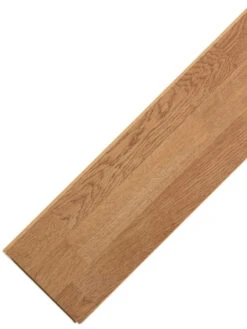 Klick-Laminat, Eiche Natur 3Stab -Heimtextildekoration Alaska Laminat Braun EicheNatur pla