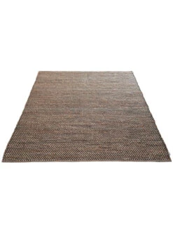 Flachgewebe-Teppich, Natur/Dunkelgrau NAT./BLACK -Heimtextildekoration Almeria Flachgewebe braun natur 160x230 fper