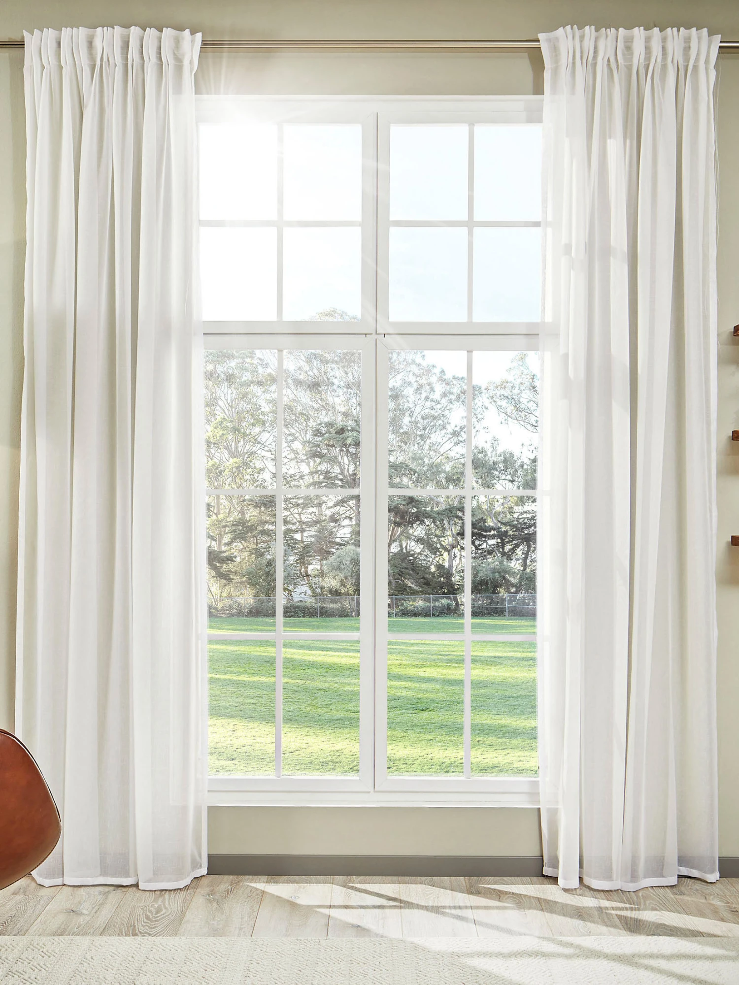 Vorhang Mit Gardinenband, Ecru 3 Vorhang Mit Gardinenband, Ecru