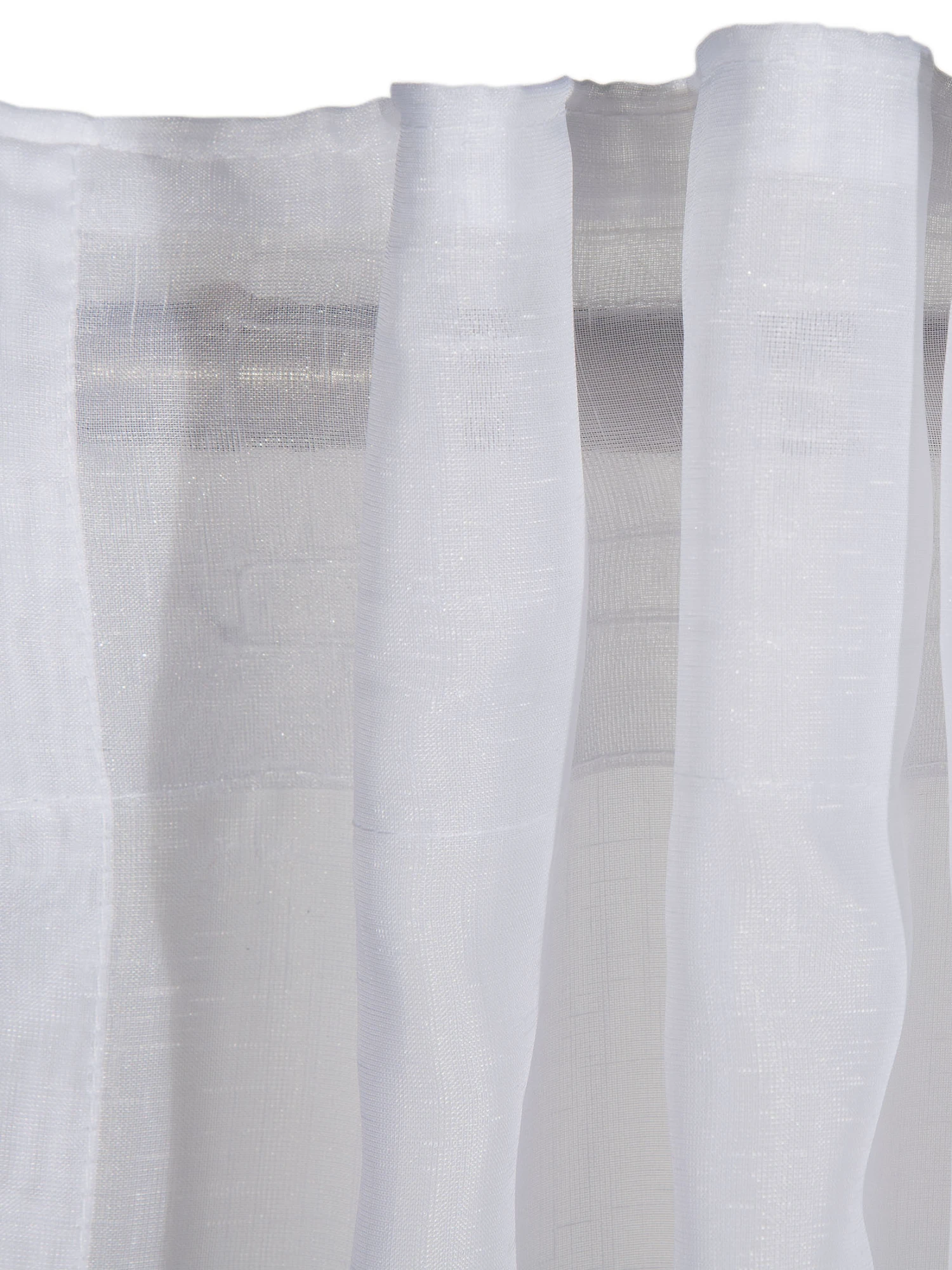 Vorhang Mit Gardinenband, Weiss 6 Vorhang Mit Gardinenband, Weiss – Bild 4