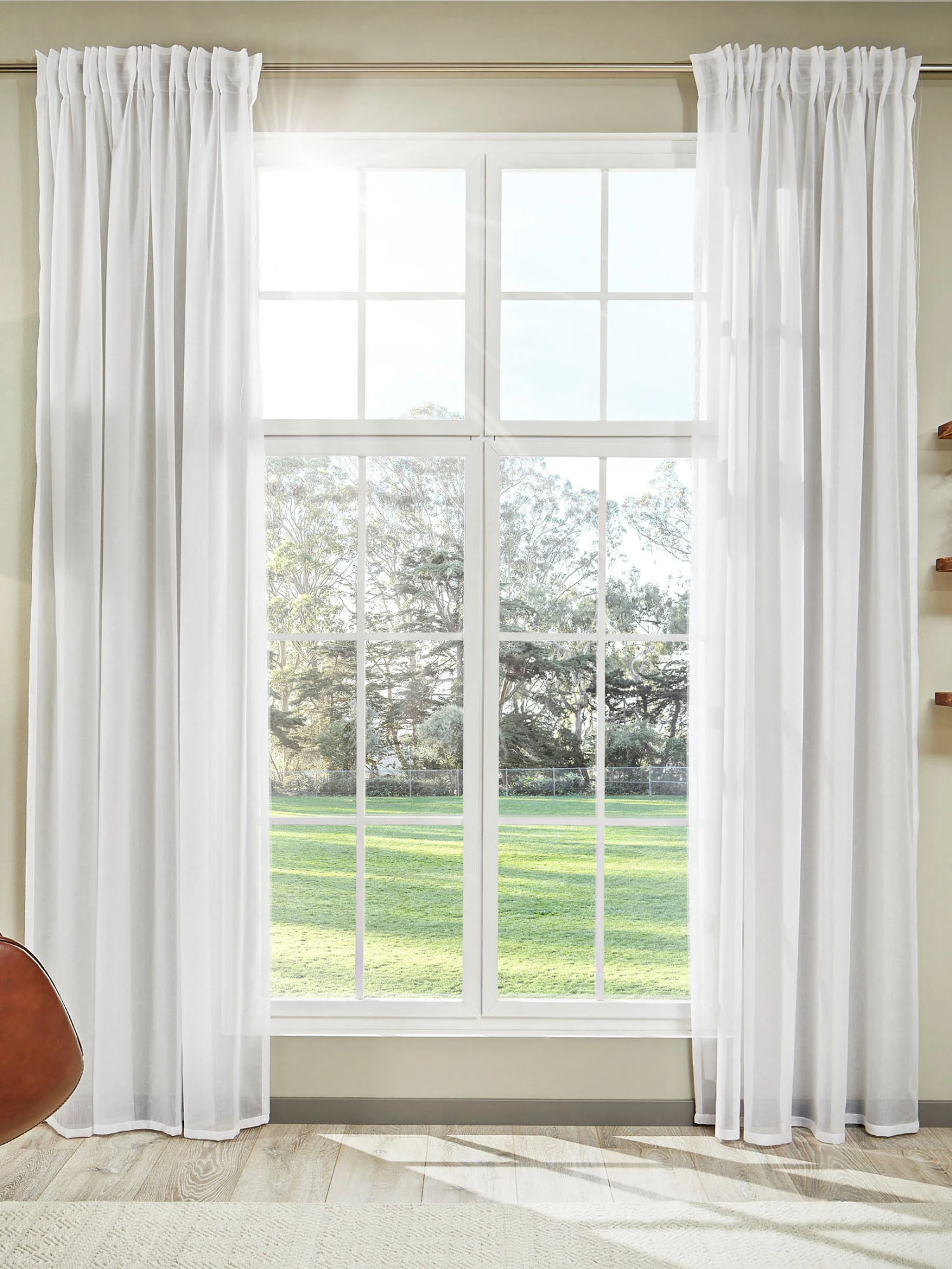 Vorhang Mit Gardinenband, Weiss 3 Vorhang Mit Gardinenband, Weiss