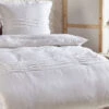 Bettwäsche, Weiss -Heimtextildekoration Amari Bettwaesche Weiss 135x200 mil