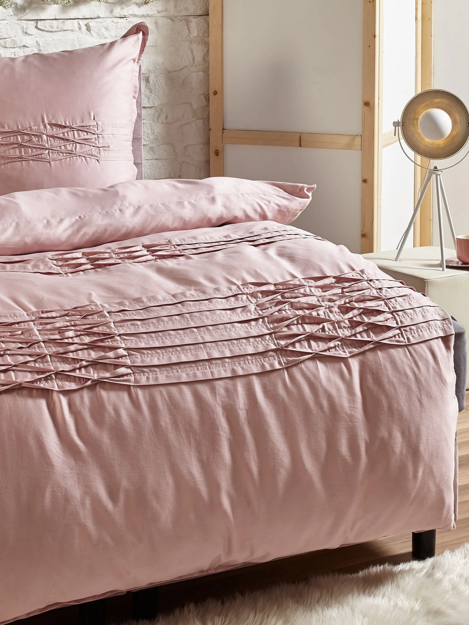 Bettwäsche, Altrosa 3 Bettwäsche, Altrosa