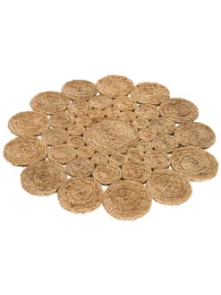Jute-Teppich, Nature -Heimtextildekoration Antella JuteTeppich Braun Nature 90rund fper