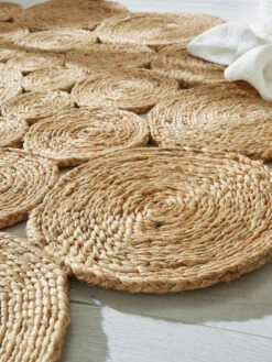 Jute-Teppich, Nature -Heimtextildekoration Antella JuteTeppich Braun Nature 90rund lup2