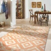 Flachgewebe-Teppich, Apricot -Heimtextildekoration Ardara FlachgewebeTeppich Orange Apricot 200x300 mil