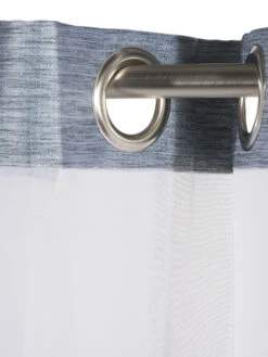 Ösenschal, Aqua 10 Ösenschal, Aqua -Heimtextildekoration Aria Gardine Oesenschal Blau Aqua 140x245 lup1