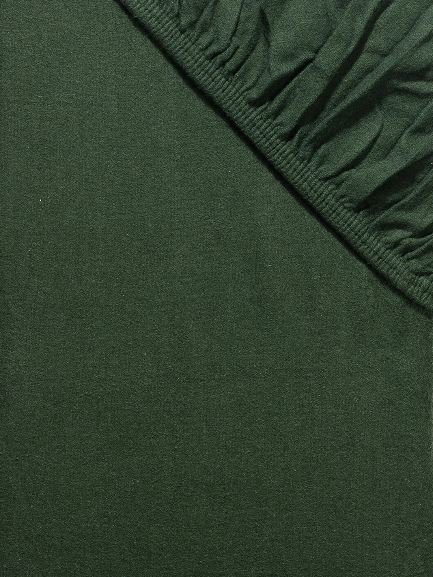 Flanell-Spannbetttuch, Tannengrün 5 Flanell-Spannbetttuch, Tannengrün – Bild 3