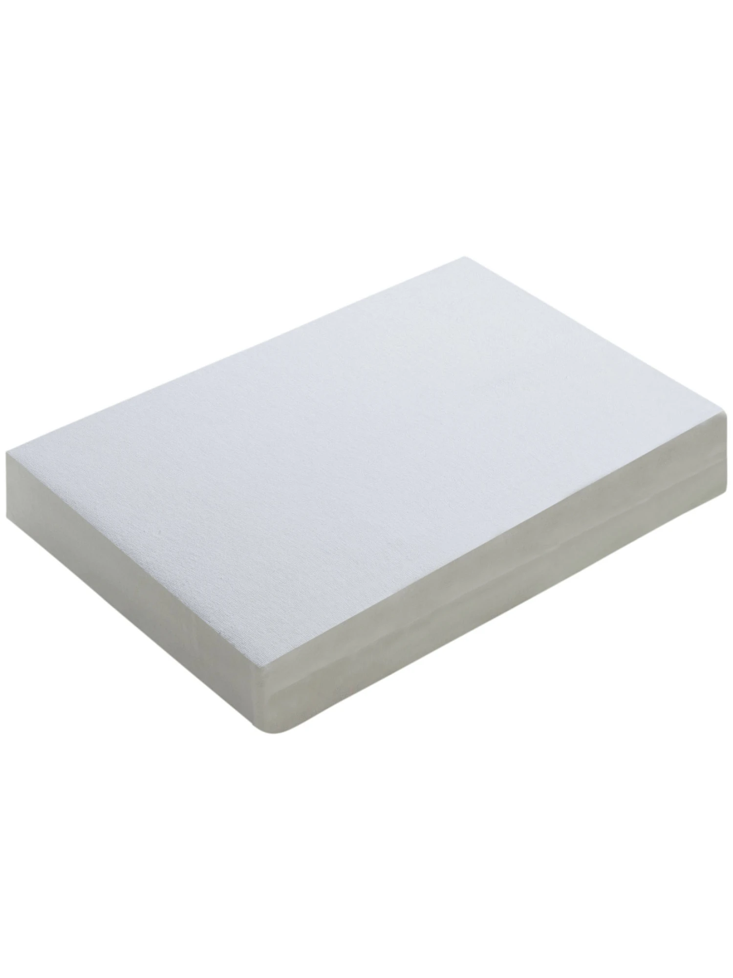 Flanell-Spannbetttuch, Weiss 4 Flanell-Spannbetttuch, Weiss – Bild 2