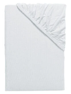 Flanell-Spannbetttuch, Weiss