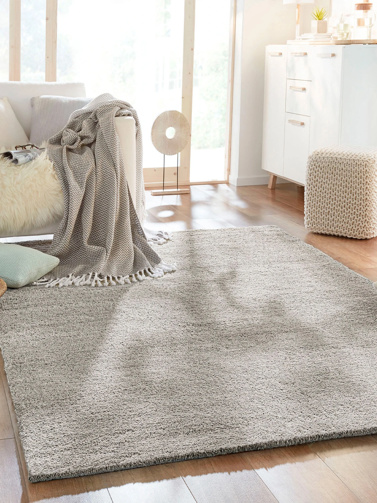 Berber-Teppich, Steingrau 3 Berber-Teppich, Steingrau