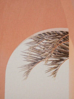 Leinwandbild, Ocker -Heimtextildekoration Ausblick Druckgerahmt Beige Ocker 40x50 lup