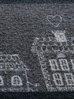 Fußmatte, Sweet Home Antra -Heimtextildekoration Avenue Fussmatte anthrazit 70 lup