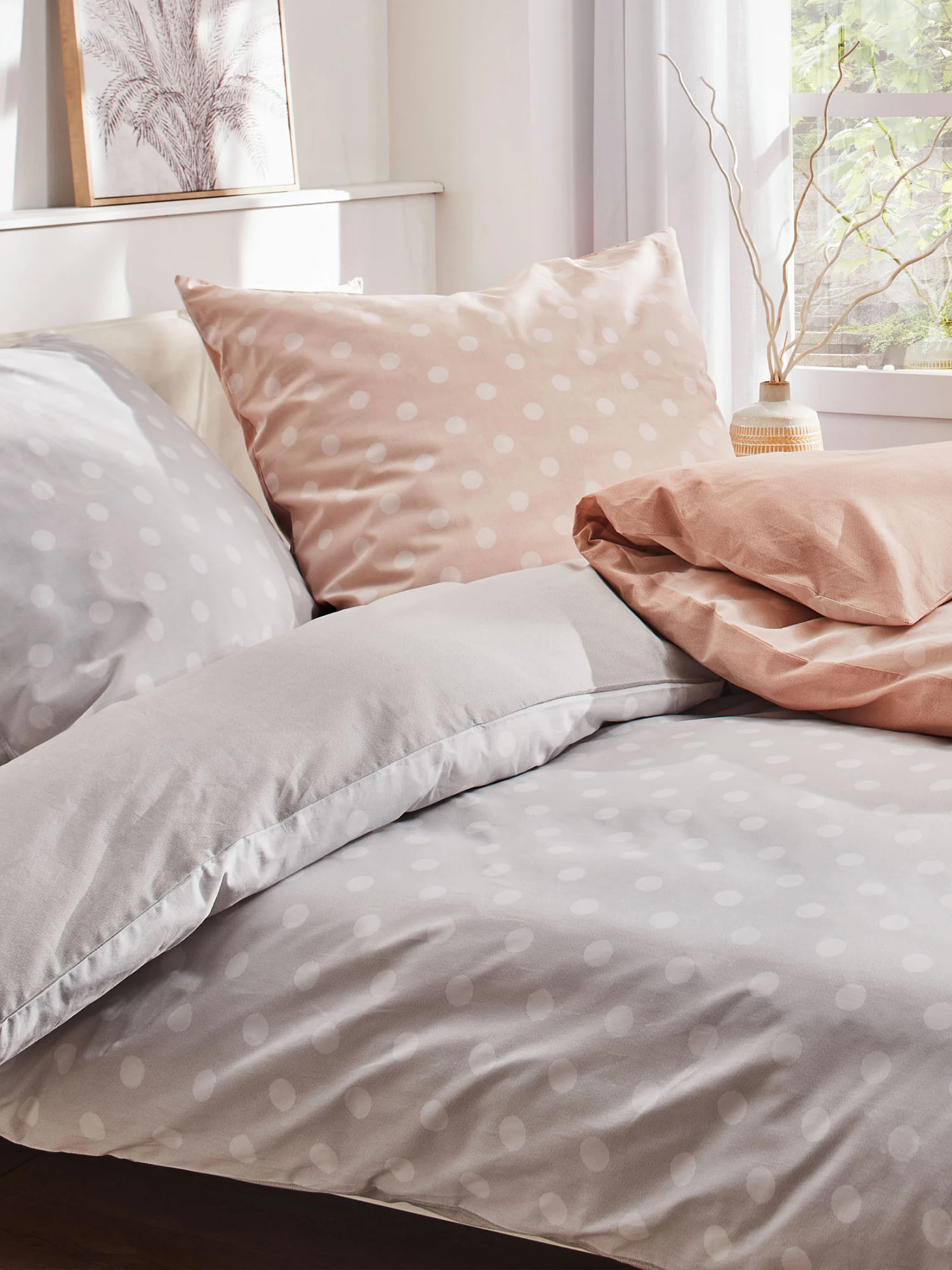 Renforcé-Bettwäsche, Samtrosa 4 Renforcé-Bettwäsche, Samtrosa – Bild 2