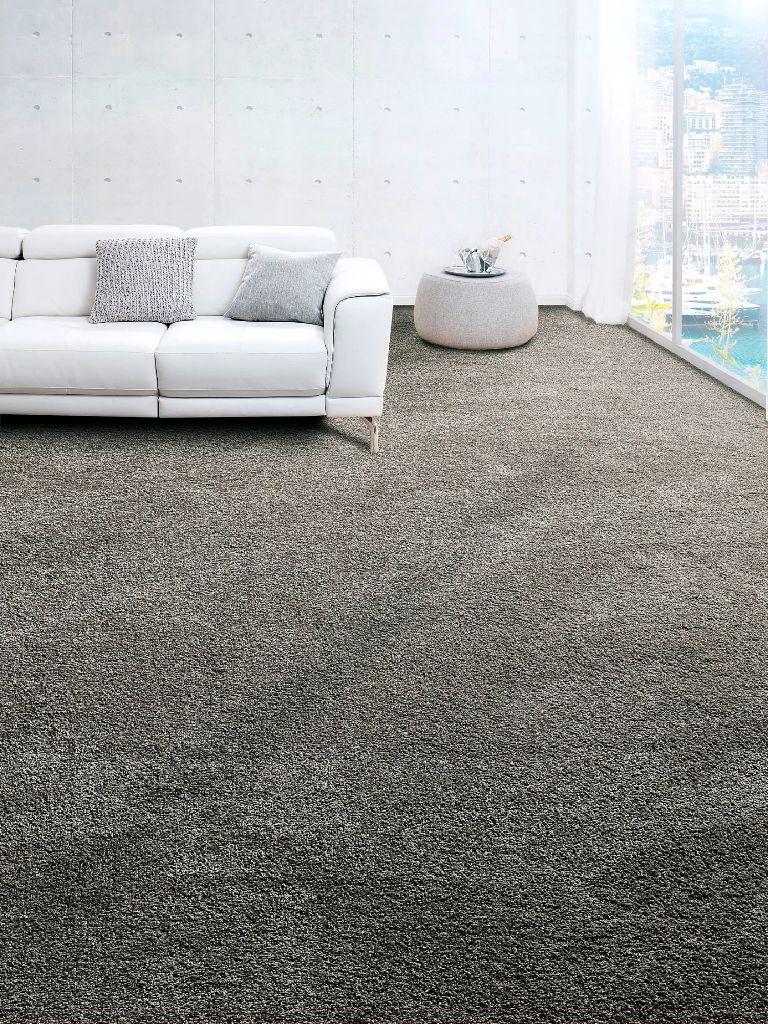 Velours-Teppichboden, Quarz 76 3 Velours-Teppichboden, Quarz 76