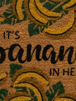 Fußmatte, Bananas -Heimtextildekoration Bananas Fussmatte Gelb Bananas 45x75 lup