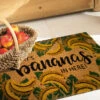 Fußmatte, Bananas -Heimtextildekoration Bananas Fussmatte Gelb Bananas 45x75 mil