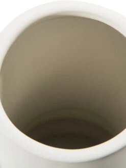 Vase, Creme -Heimtextildekoration Banda Vase Weiss Creme 13x13x27 lup1