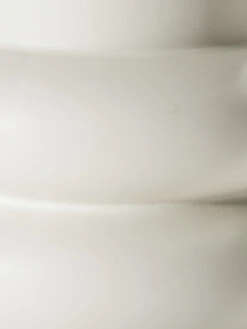 Vase, Creme -Heimtextildekoration Banda Vase Weiss Creme 13x13x27 lup2