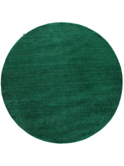 Woll-Teppich, Forest Green -Heimtextildekoration Barwala Gabbehteppich Gruen ForestGreen 200rund pla2