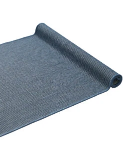Läufer, Stahl 091 -Heimtextildekoration Basic Lauefer blau stahl rol