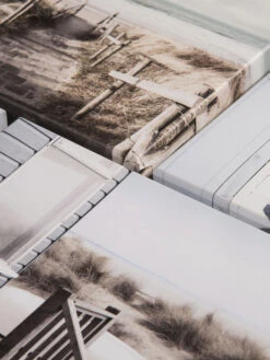 Leinwand Druck, Blau -Heimtextildekoration Beachlife LeinwandDruck Blau 25x25 lup2