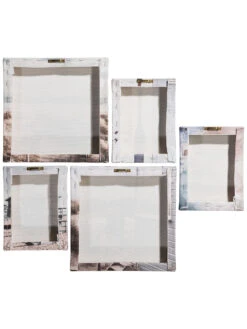 Leinwand Druck, Blau -Heimtextildekoration Beachlife LeinwandDruck Blau 25x25 ruk