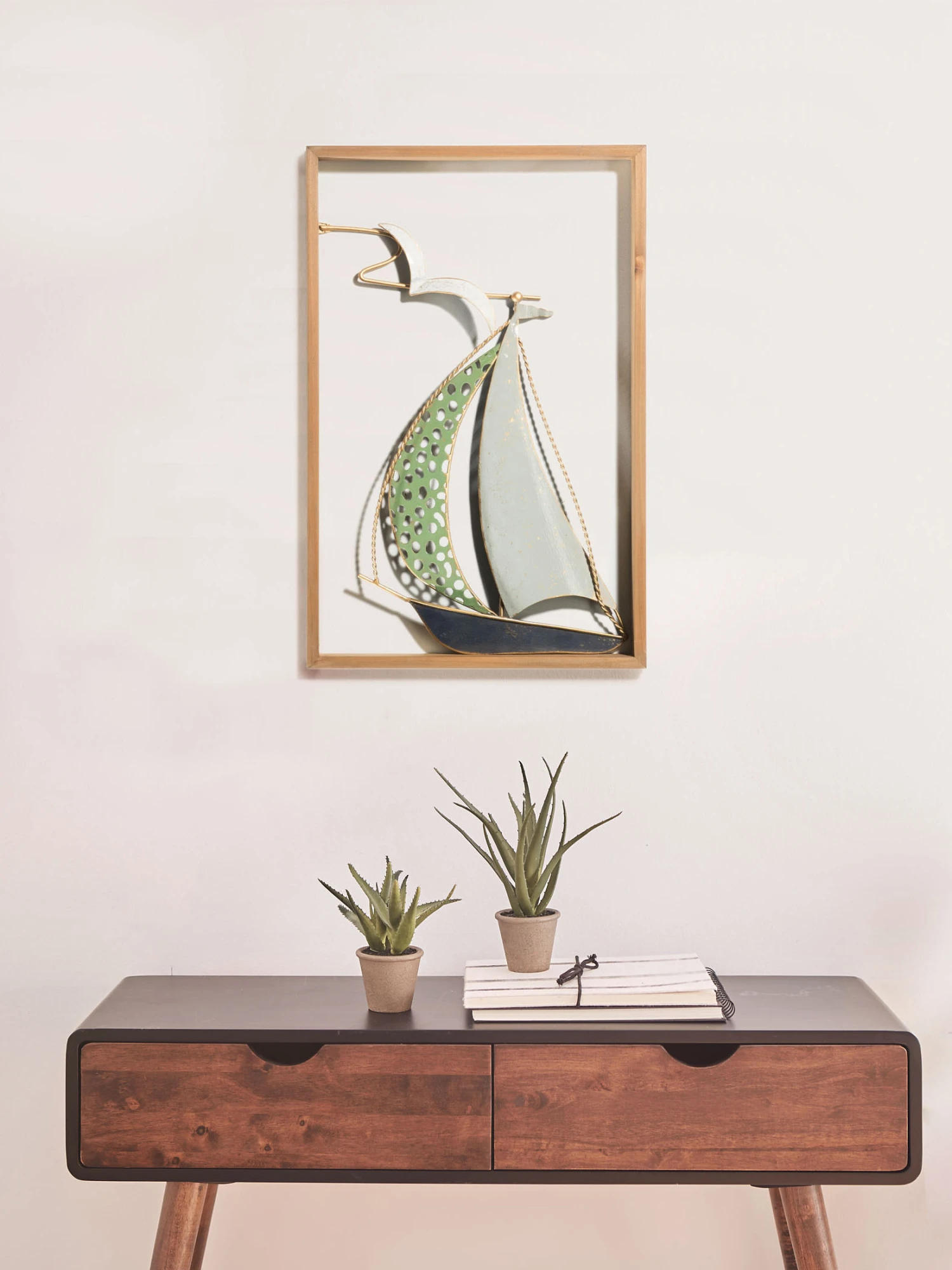 Wand-Objekt, Hellbraun 3 Wand-Objekt, Hellbraun