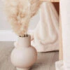 Vase, Beige -Heimtextildekoration Belly Vase Creme Beige 15x15x18 mil