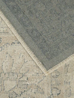 Vintage-Teppich, Creme/Blau 11 Vintage-Teppich, Creme/Blau -Heimtextildekoration Beshkan VintageTeppich Grau CremeBlau 160x230 wel