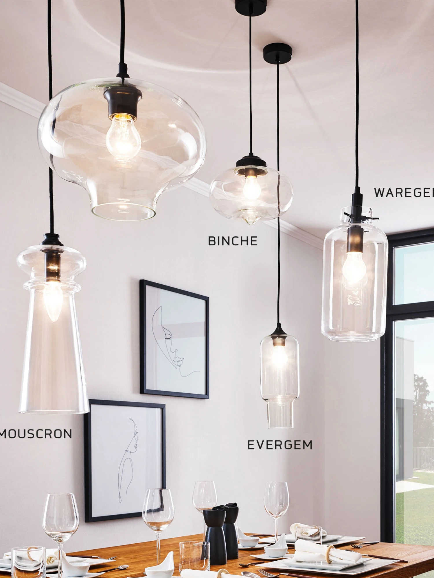 Hängeleuchte, Transparent 7 Hängeleuchte, Transparent – Bild 5