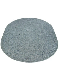 Handweb-Teppich, Aqua -Heimtextildekoration Bjoerna HandwebTeppich Blau Aqua 140x200 oval fper