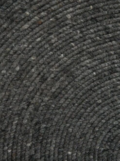 Woll-Teppich, Dark Grey 9 Woll-Teppich, Dark Grey -Heimtextildekoration Bjoerna HandwebTeppich Dunkelgrau DarkGrey 200rund lup