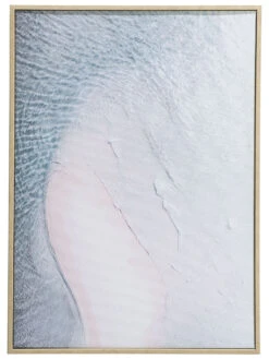 Leinwand-Druck-gerahmt, Hellgraublau -Heimtextildekoration Bluera Druckgerahmt Hellblau Hellgraublau 50x70 pla