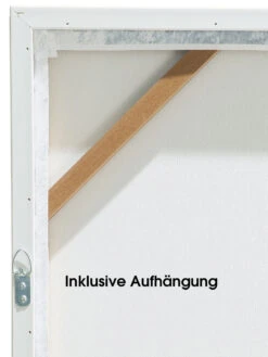 Leinwand-Druck-gerahmt, Hellgraublau -Heimtextildekoration Bluera Druckgerahmt Hellblau Hellgraublau 50x70 ruk