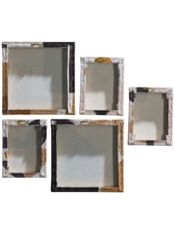 Druck, Schwarz/Braun -Heimtextildekoration Blumenideen Leinwandbild mehrfarbig SchwarzBraun 25x25 ruk2