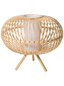 Tischleuchte, Natural -Heimtextildekoration Bonsaii Tischleuchte Hellbraun Natural 41x41x36 per2