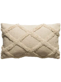 Kissen, Offwhite -Heimtextildekoration Cavalera Kissen Beige Offwhite 30x50 pla