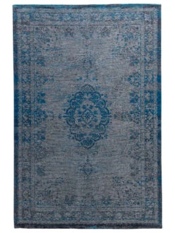 Vintage-Teppich, Grey Turquoise -Heimtextildekoration ChaletRoyal Vintageteppich tuerkis GreyTurquoise 140x200 pla