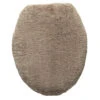 Deckel, Kiesel 2 Deckel, Kiesel -Heimtextildekoration Cloud Badematte kiesel beige WC Deckel