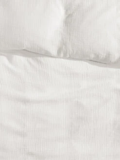 Musselin-Bettwäsche, Creme -Heimtextildekoration Cloudy Bettwaesche Weiss Creme 135x200 lup2