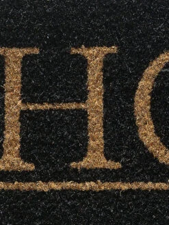 Fußmatte, Black -Heimtextildekoration CocoHome Fussmatte Schwarz Black 25x75 lup