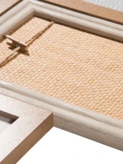 Bilderrahmen, Beige -Heimtextildekoration CollageNatural Bilderrahmen Creme Beige 10x15 lup3