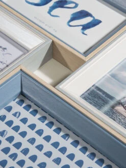 Bilderrahmen, Grau/Blau -Heimtextildekoration CollageSea Bilderrahmen Blau GrauBlau 10x15 lup2