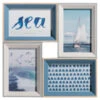 Bilderrahmen, Grau/Blau -Heimtextildekoration CollageSea Bilderrahmen Blau GrauBlau 10x15 pla