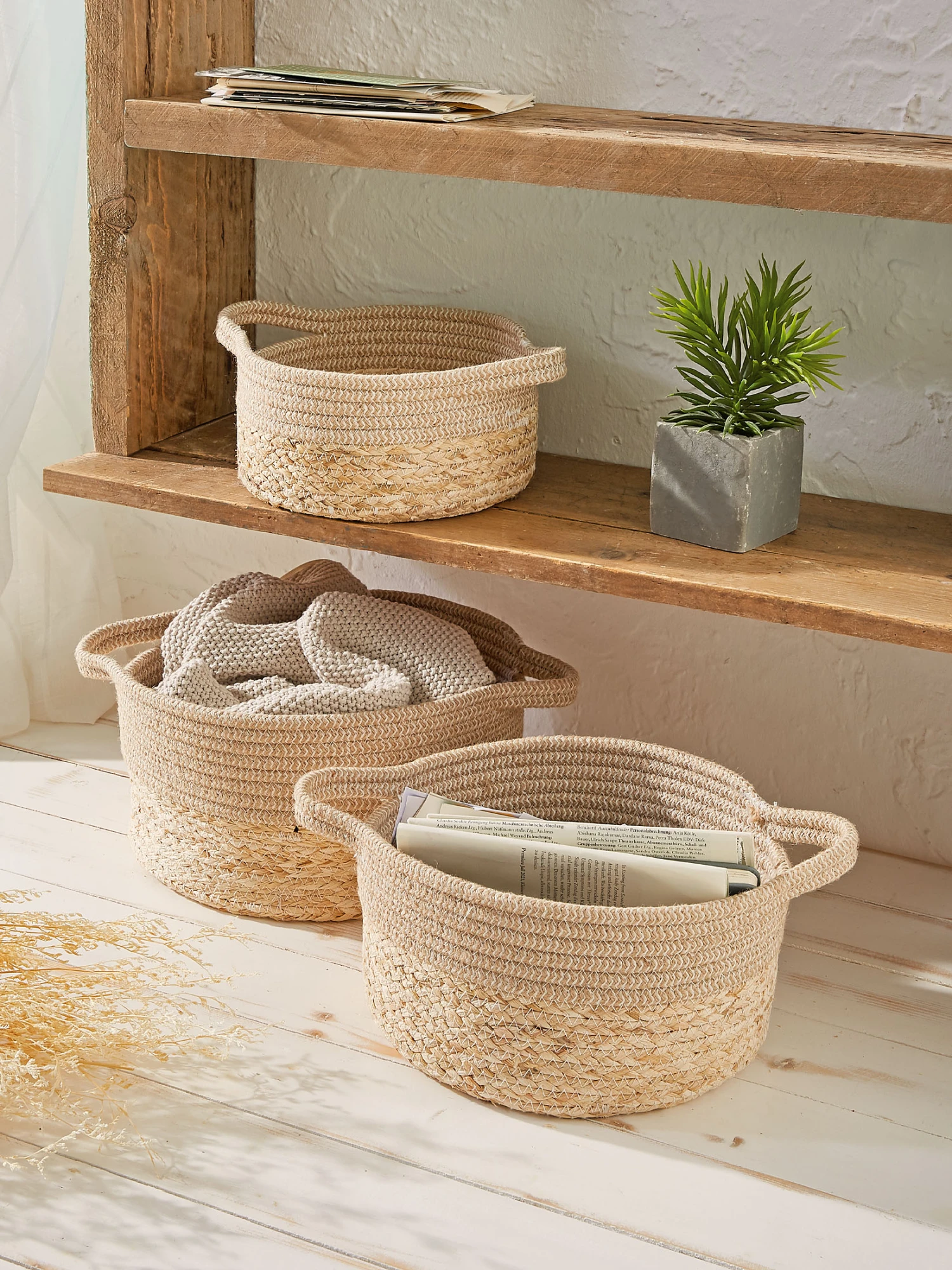 Korb, Beige 7 Korb, Beige – Bild 5