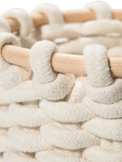 Korb, Hellbeige -Heimtextildekoration Cotiri Korb Creme Hellbeige 20x20x14 lup1