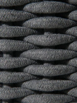 Korb, Anthrazit 9 Korb, Anthrazit -Heimtextildekoration Cotiri Korb Dunkelgrau Anthrazit 35x35x20 lup3